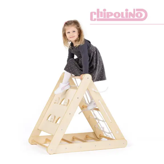 Slika Dječji centar 6u1 (ljestve za penjanje/igračka za ljuljanje/tobogan) Chipolino 