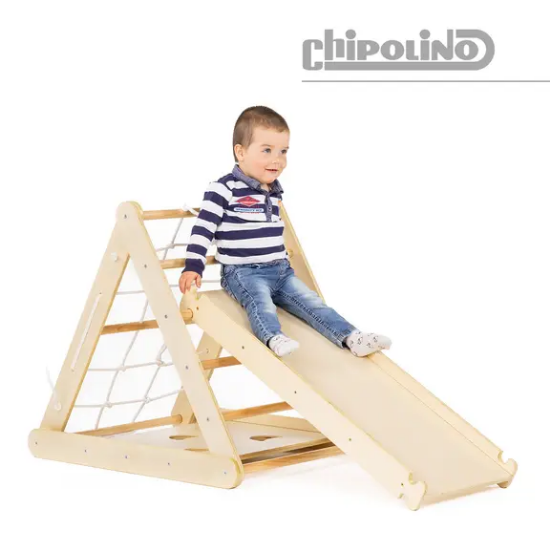 Slika Dječji centar 6u1 (ljestve za penjanje/igračka za ljuljanje/tobogan) Chipolino 