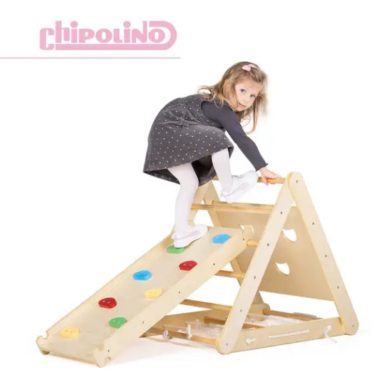 Slika Dječji centar 6u1 (ljestve za penjanje/igračka za ljuljanje/tobogan) Chipolino 