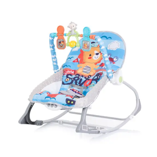 Slika Glazbena ležaljka Baby Spa Blue Chipolino