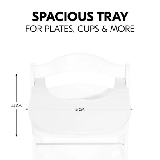Slika pladanj Alpha Click Tray White - Hauck