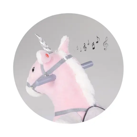 Slika Igračka na luljanje sa kotačima Horse - roza Chipolino 