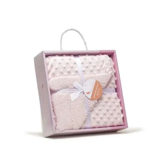 Slika Dvostrana Dekica 80x100cm Bubble Baby Pink - Interbaby