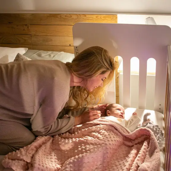 Slika Dvostrana Dekica 80x100cm Bubble Baby Pink - Interbaby