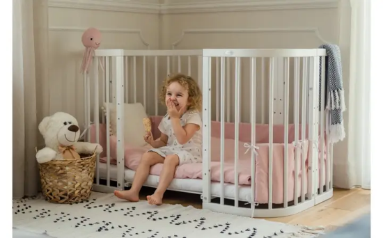 Slika krevetić 7u1 s madracem WHITE - Waldin