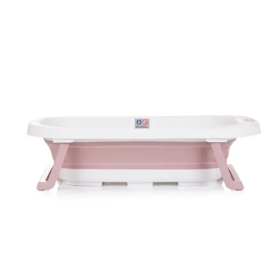 Slika Sklopiva kadica s umetkom za kupanje Isla Pink Chipolino 