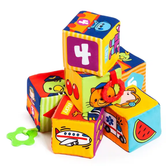 Slika Kocke od mekane tkanine - Molto Cubes & Fun 