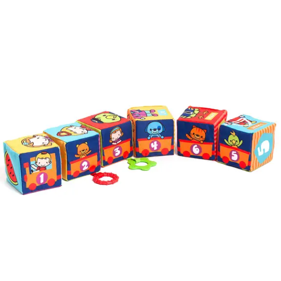 Slika Kocke od mekane tkanine - Molto Cubes & Fun 