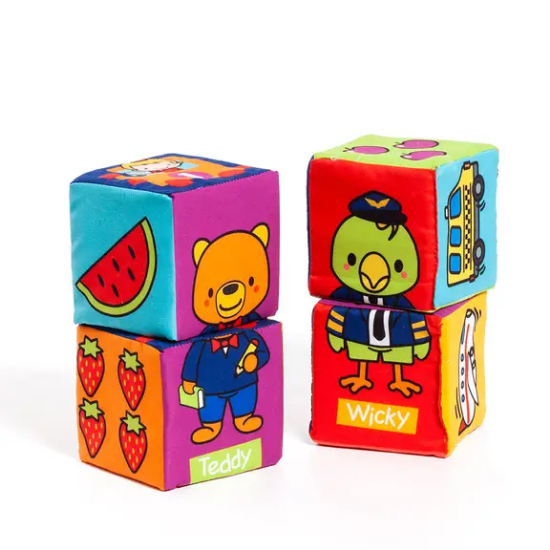 Slika Kocke od mekane tkanine - Molto Cubes & Fun 