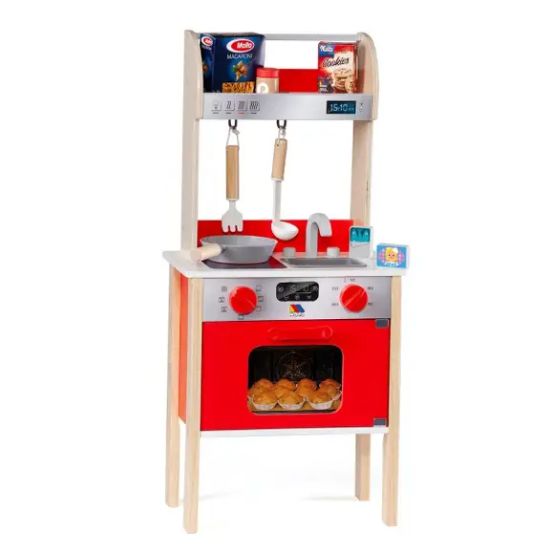 Slika Drvena kuhinja My First Kitchen Red - Molto