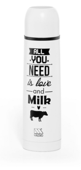Slika Termosica 500ml - white - Molto
