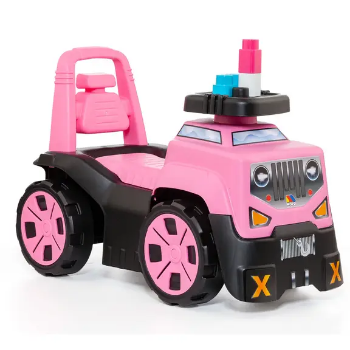 Slika Guralica 3u1 + set kocki Pink - Molto