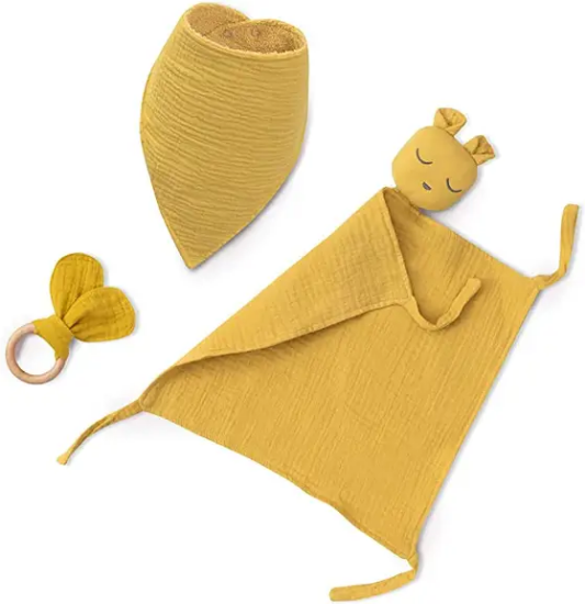 Slika Set za bebe Muslin Ocher Yellow InterBaby 