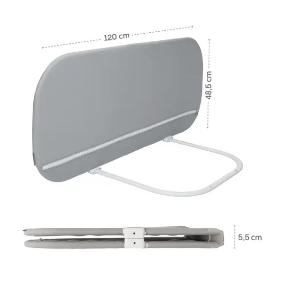 Slika Zaštitina ogradica za krevetić Monna Compact Grey Zopa