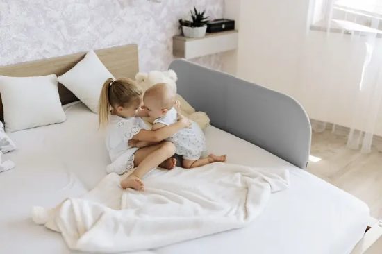 Slika Zaštitina ogradica za krevetić Monna Compact Grey Zopa