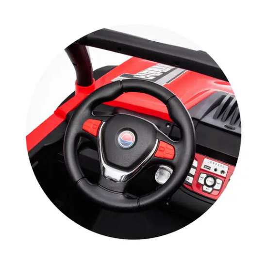 Slika Auto na akumulator za dvoje djece Buggy MAGNUM red