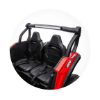 Slika Auto na akumulator za dvoje djece Buggy MAGNUM red