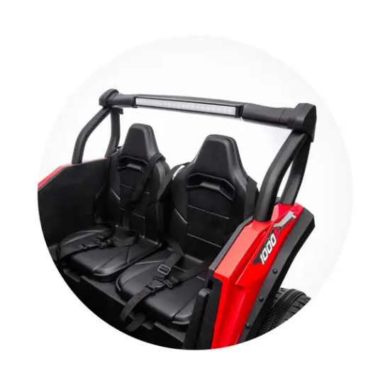 Slika Auto na akumulator za dvoje djece Buggy MAGNUM red