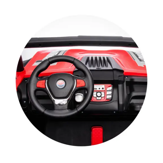 Slika Auto na akumulator za dvoje djece Buggy MAGNUM red