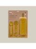 Slika Set silikonskog pribora za jelo Earth Ocher - Interbaby