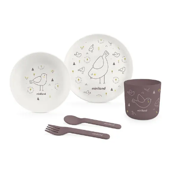 Slika Set za jelo naturmeal chick Miniland 