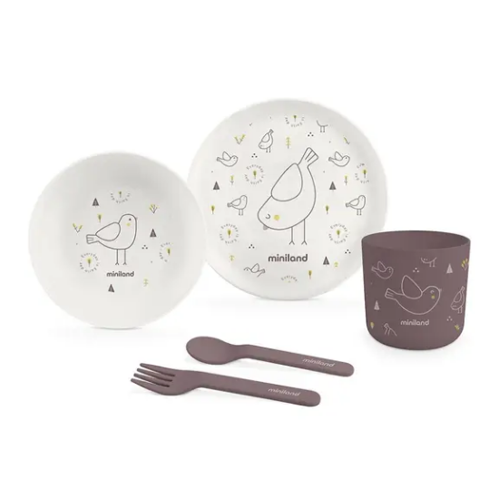 Slika Set za jelo naturmeal chick Miniland 