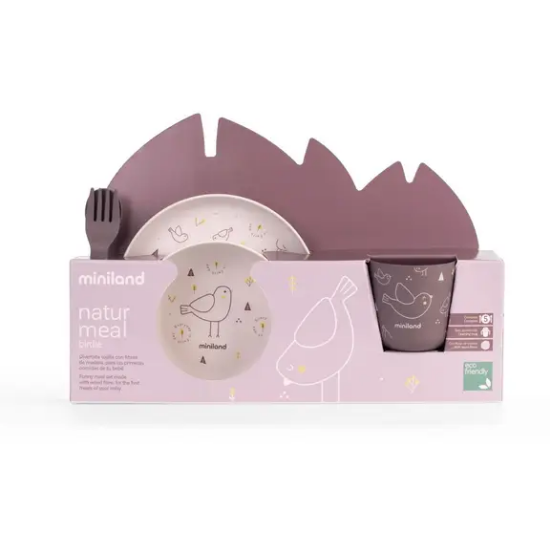 Slika Set za jelo naturmeal chick Miniland 