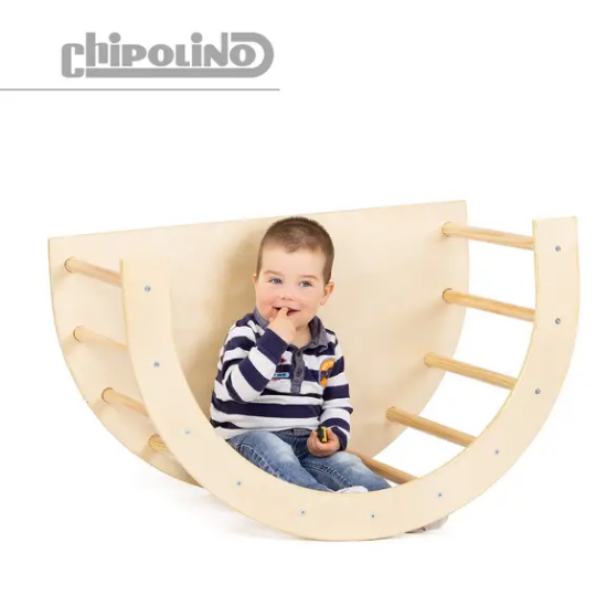 Slika Ljestve za penjanje / drvena igračka za ljuljanje / stol za igru Chipolino 
