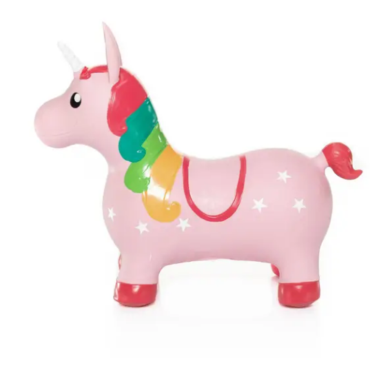 Slika Skakalica  Skippy Unicorn Pink Zopa 