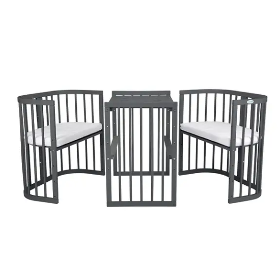 Slika Krevetić 7u1 s madracem Graphite - Waldin