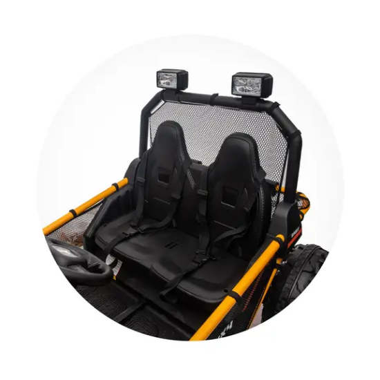 Slika Auto na akumulator za dvoje djece Buggy EXPLORER yellow