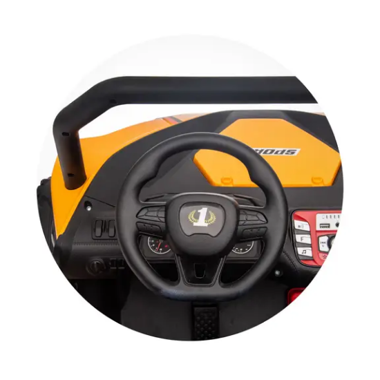Slika Auto na akumulator za dvoje djece Buggy EXPLORER yellow