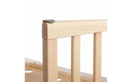 Slika Oval krevetić 7u1 s madracem NATURALE - Waldin