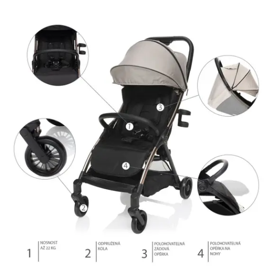 Slika Zopa kolica Quiq Bright Beige