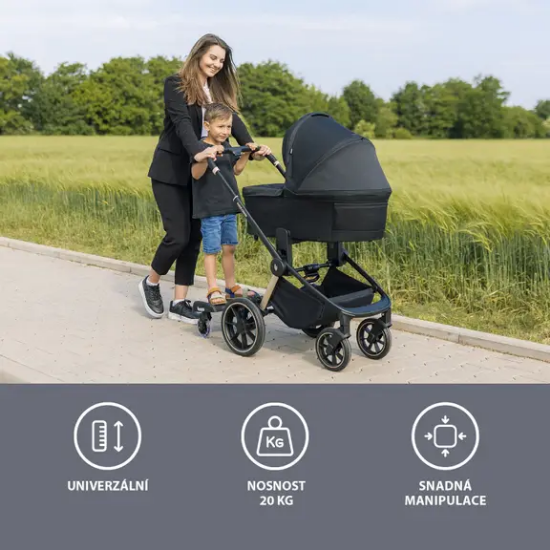 Slika Univerzalni nastavak za kolica Segboard 2, Black Zopa 