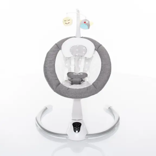 Slika Zopa ležaljka Lullaby, Gray stars/Grey