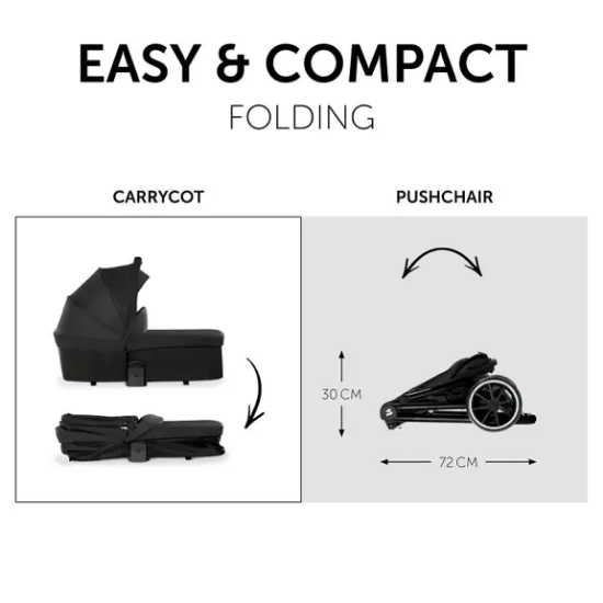 Slika Kolica Move so Simply set Black - Hauck