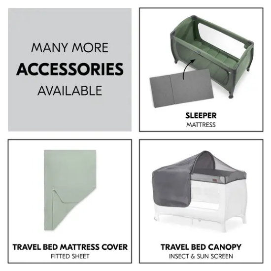 Slika Putni krevetić Play N Relax Center Dark Green - Hauck