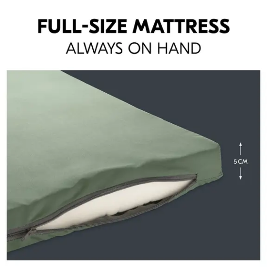 Slika Putni krevetić Sleep N Play SQ Set - Dark Green - Hauck