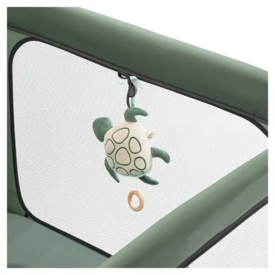 Slika Putni krevetić Sleep N Play SQ Set - Dark Green - Hauck