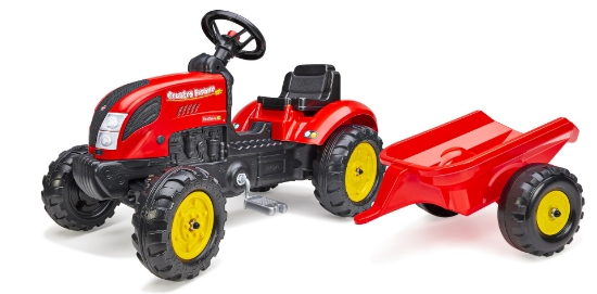 Slika Traktor s prikolicom Country Farmer Crveni - Falk