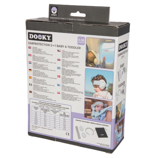 Slika Štitnici za uši 2u1 za bebe/malo dijete - Dooky