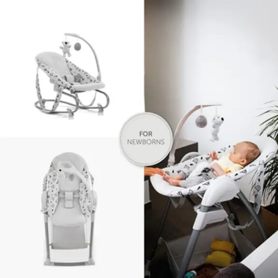 Slika Hranilica Sit N Relax 3u1 - nordic grey - Hauck