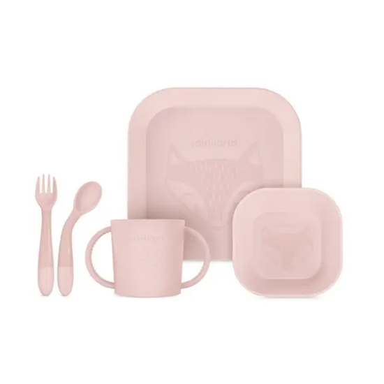 Slika Set za jelo square candy Miniland 