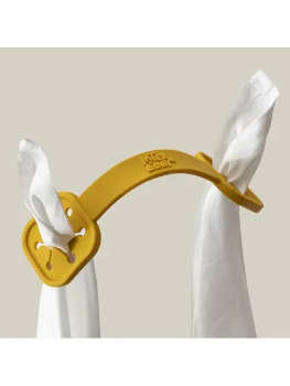 Slika Silikonski držača tetra pelena Earth Ocher (2 kom) InterBaby 