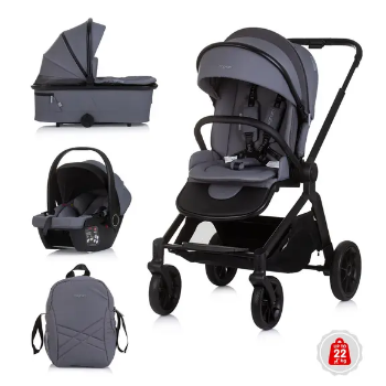 Slika Dječja kolica 3u1 "Magnum" Anthracite Chipolino 