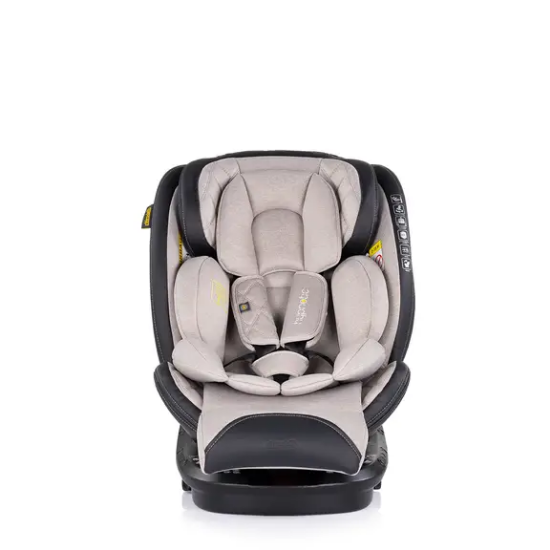 Slika Autosjedalica I-SIZE 40-150 cm ISOFIX 360 Hypnotic Tiramisu Chipolino 