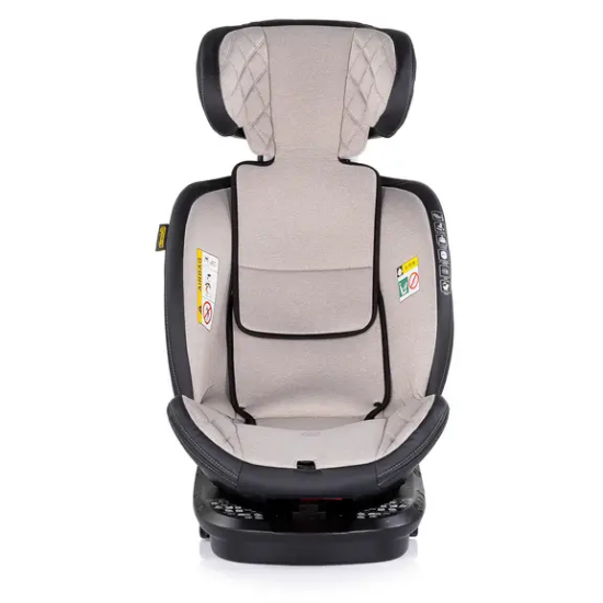 Slika Autosjedalica I-SIZE 40-150 cm ISOFIX 360 Hypnotic Tiramisu Chipolino 