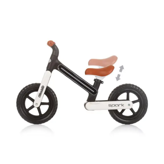 Slika Bicikl bez pedala Spark Black/White Chipolino 