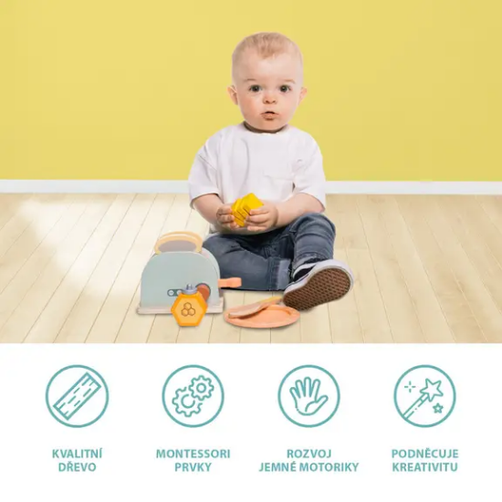 Slika Drveni toster set Zopa 